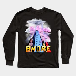 BMORE CITY STORM DESIGN Long Sleeve T-Shirt